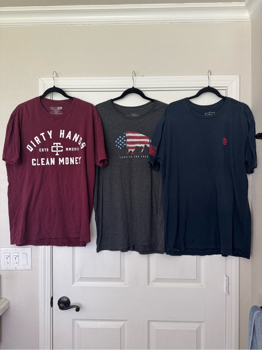 Men's Graphic Tees - 'Dirty Hands Clean Money'